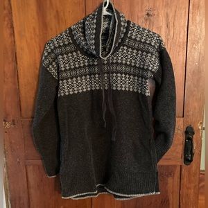 E.B. Cowl Neck 'Snowberry' Knitted Sweater